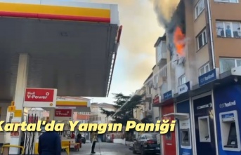 Kartal'da Yangın Paniği